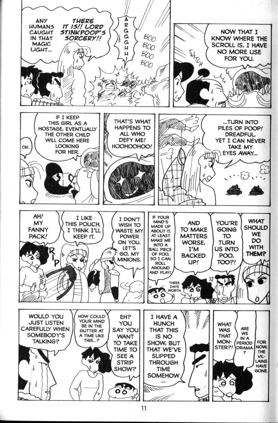 Crayon Shin-chan Chapter 11.1 page 12 - Vol.11 Chapter 1: Stinkpoop's Evil Design