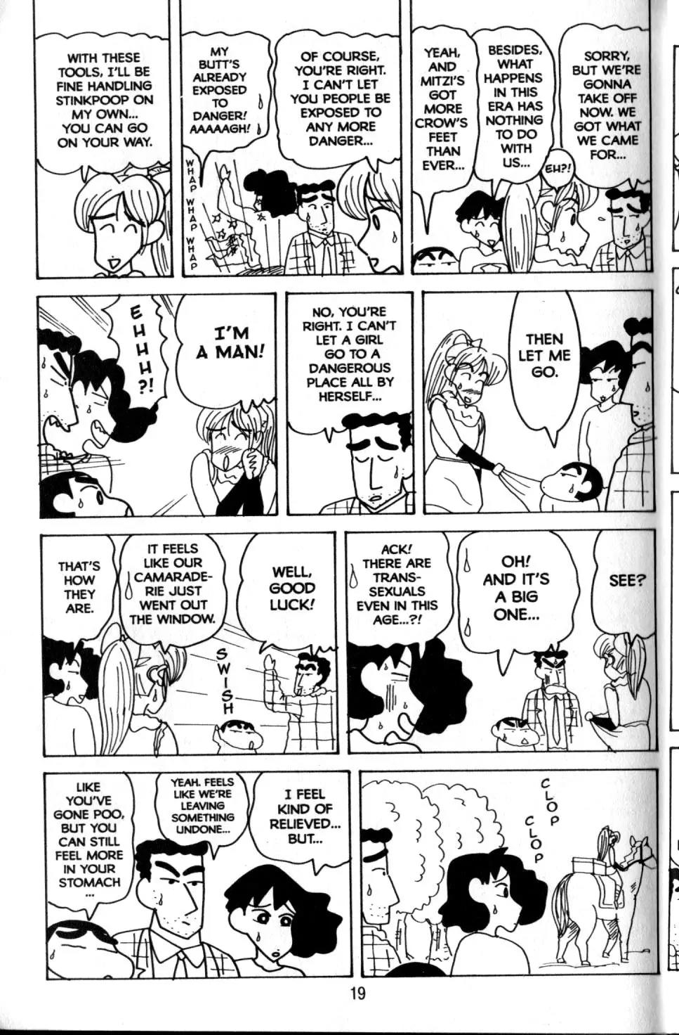 Crayon Shin-chan Chapter 11.1 page 20 - Vol.11 Chapter 1: Stinkpoop's Evil Design