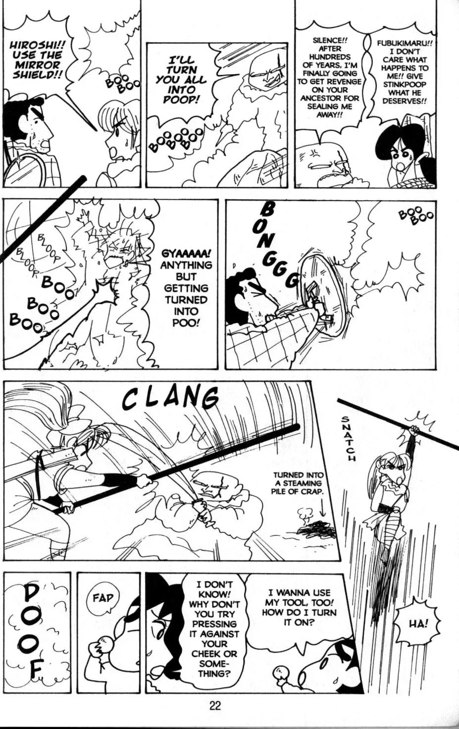 Crayon Shin-chan Chapter 11.1 page 23 - Vol.11 Chapter 1: Stinkpoop's Evil Design