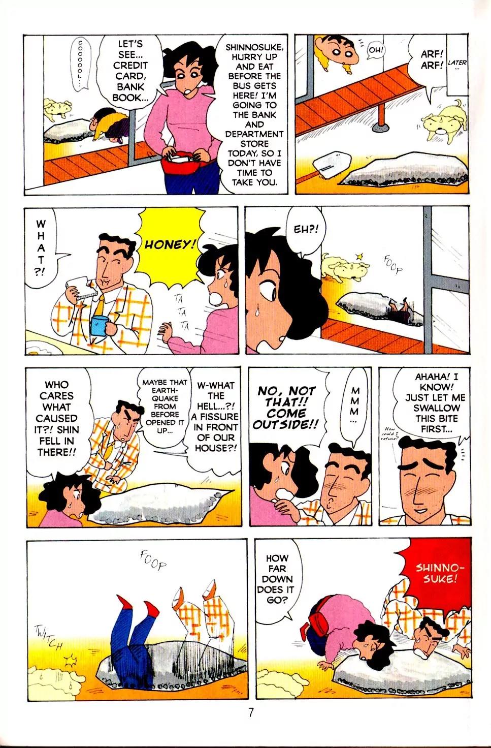 Crayon Shin-chan Chapter 11.1 page 8 - Vol.11 Chapter 1: Stinkpoop's Evil Design