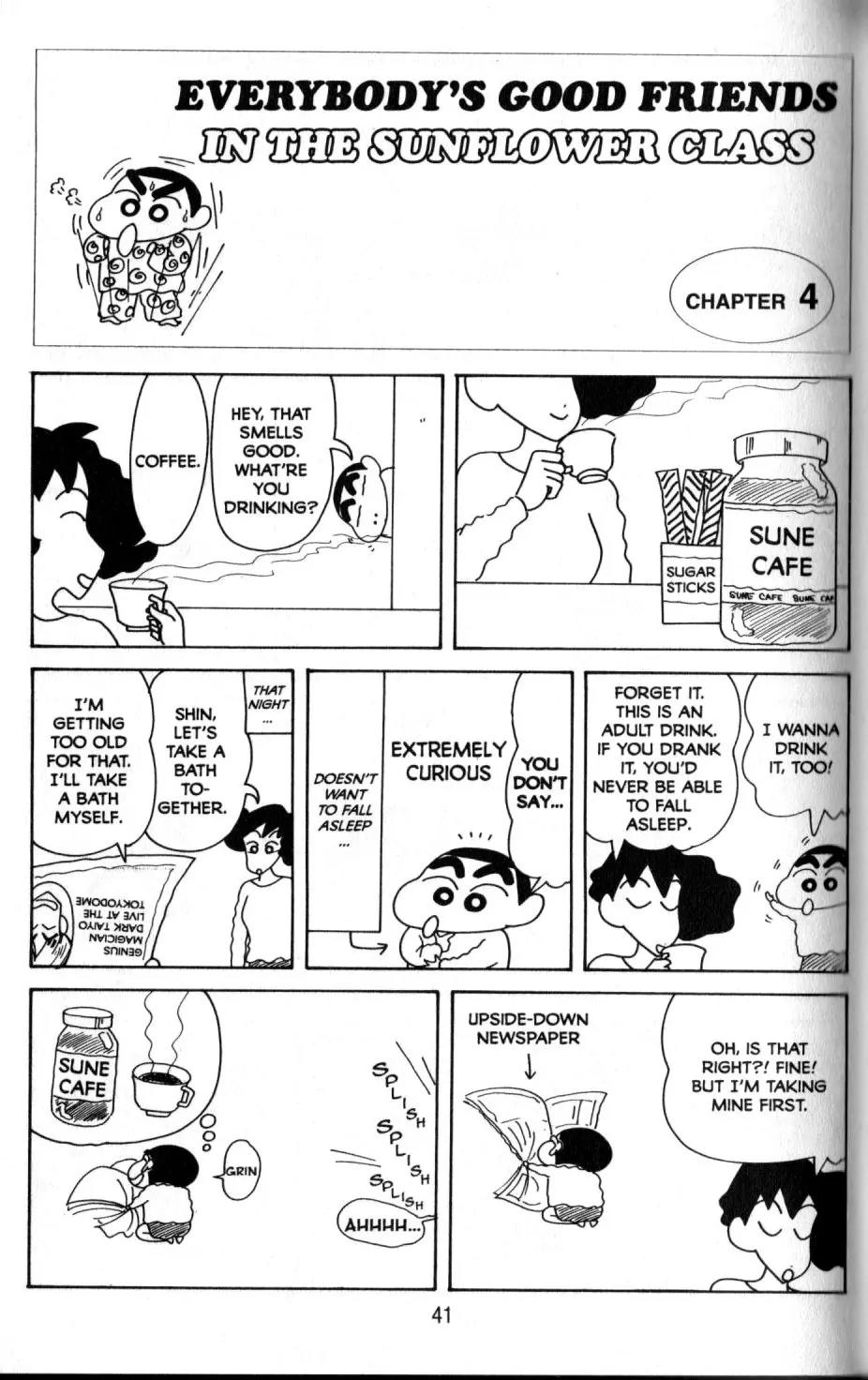 Crayon Shin-chan Chapter 11.2 page 10 - Vol.11 Chapter 2: Everybody's Good Friends in the Sunflower Class