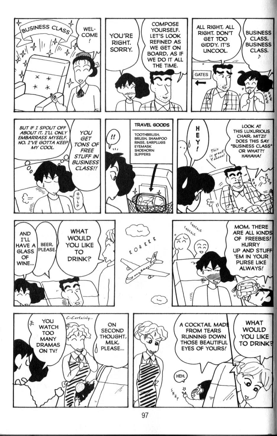 Crayon Shin-chan Chapter 11.3 page 21 - Vol.11 Chapter 3: An Overseas Trip to the Island of Owaii!