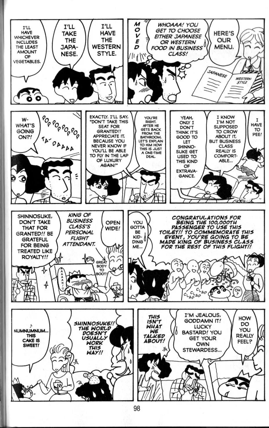 Crayon Shin-chan Chapter 11.3 page 22 - Vol.11 Chapter 3: An Overseas Trip to the Island of Owaii!