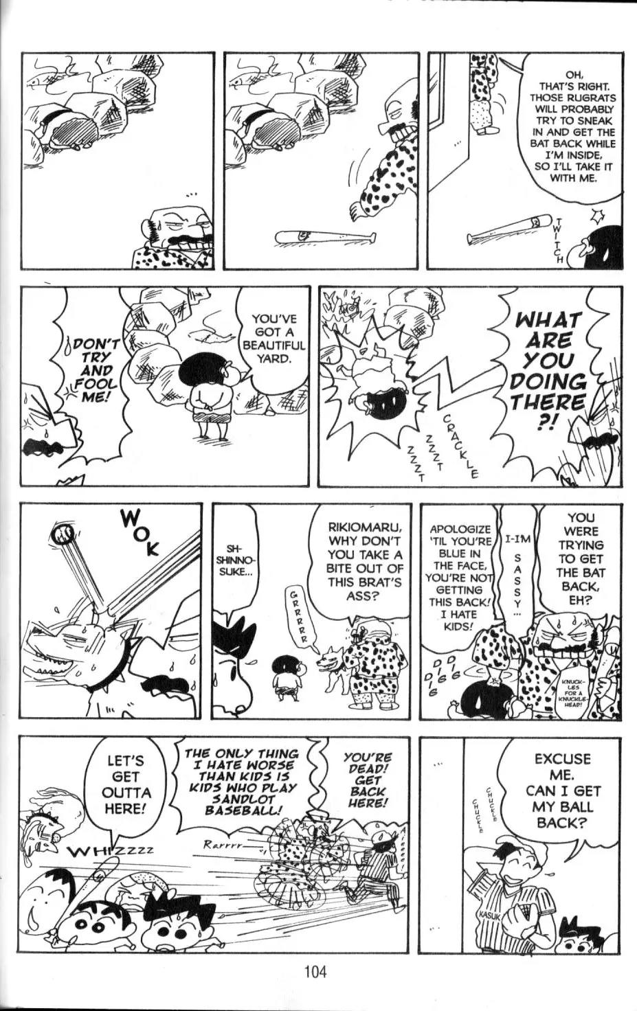 Crayon Shin-chan Chapter 11.3 page 28 - Vol.11 Chapter 3: An Overseas Trip to the Island of Owaii!