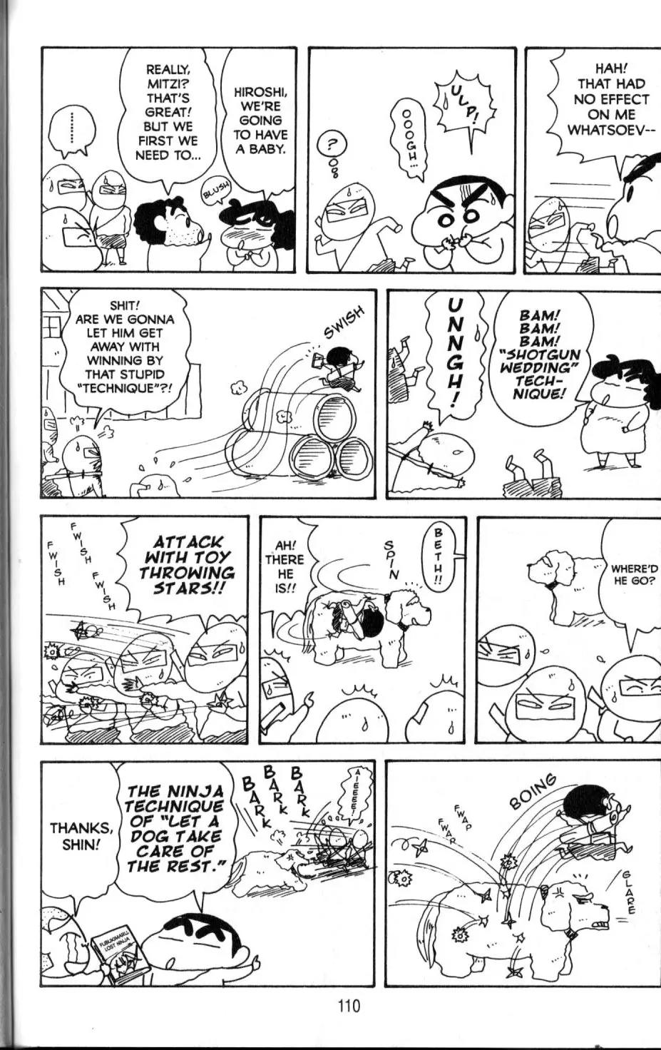 Crayon Shin-chan Chapter 11.3 page 34 - Vol.11 Chapter 3: An Overseas Trip to the Island of Owaii!