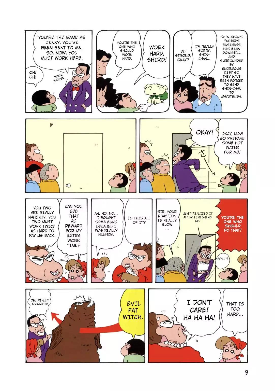 Crayon Shin-chan Chapter 14.1 page 10 - Vol.14 Chapter 1: The Girl Who Sells Matches
