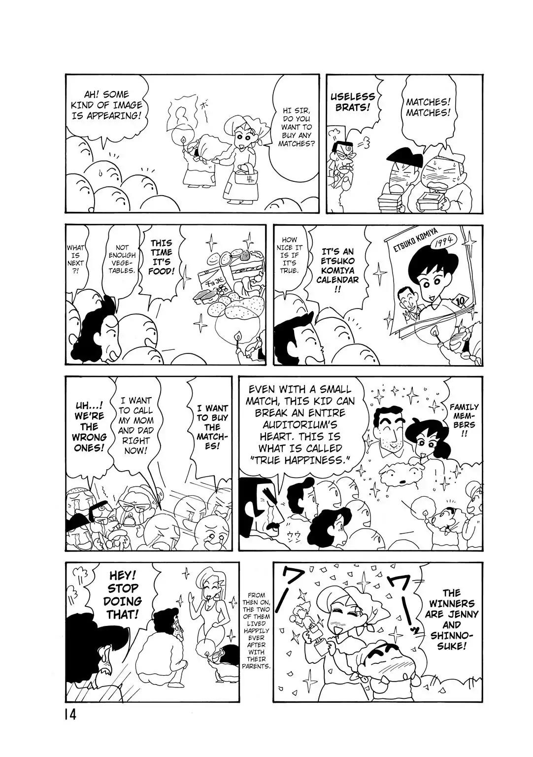 Crayon Shin-chan Chapter 14.1 page 15 - Vol.14 Chapter 1: The Girl Who Sells Matches