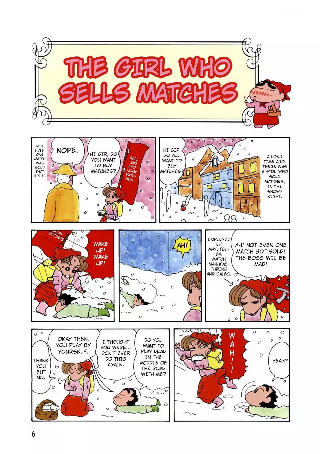 Crayon Shin-chan Chapter 14.1 page 7 - Vol.14 Chapter 1: The Girl Who Sells Matches