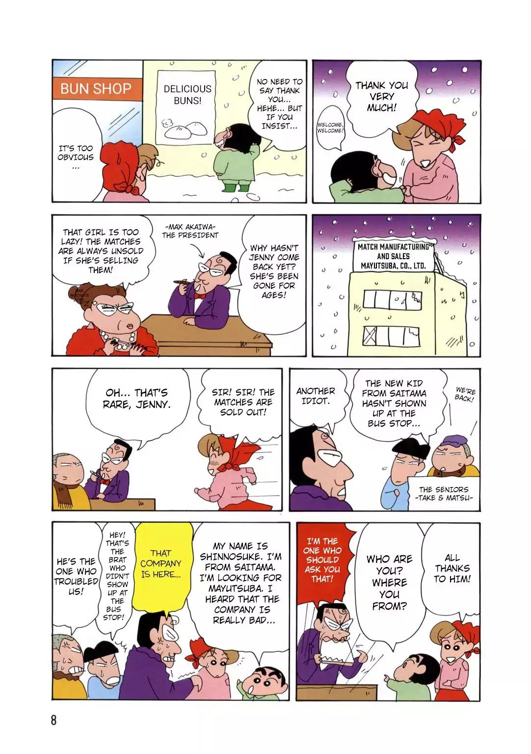 Crayon Shin-chan Chapter 14.1 page 9 - Vol.14 Chapter 1: The Girl Who Sells Matches