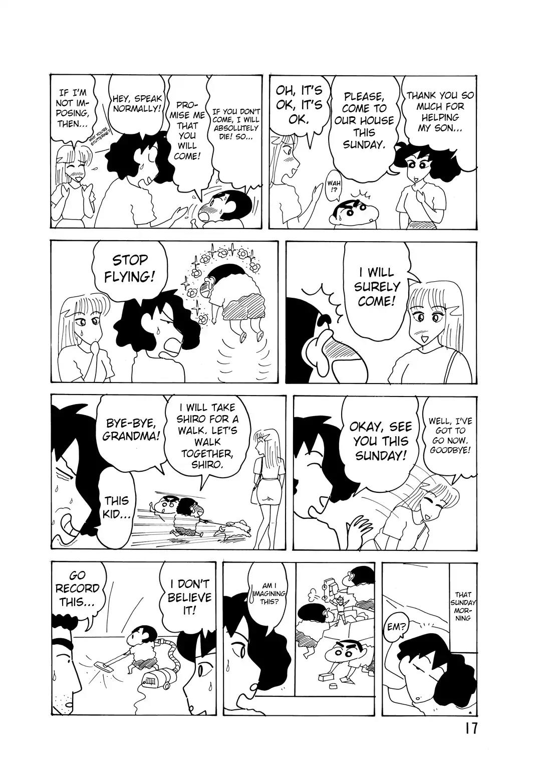 Crayon Shin-chan Chapter 14.2-1 page 4 - Vol.14 Chapter 2.1: Part 1: Delicious Food is Waiting! Let’s Go To Hokkaido!