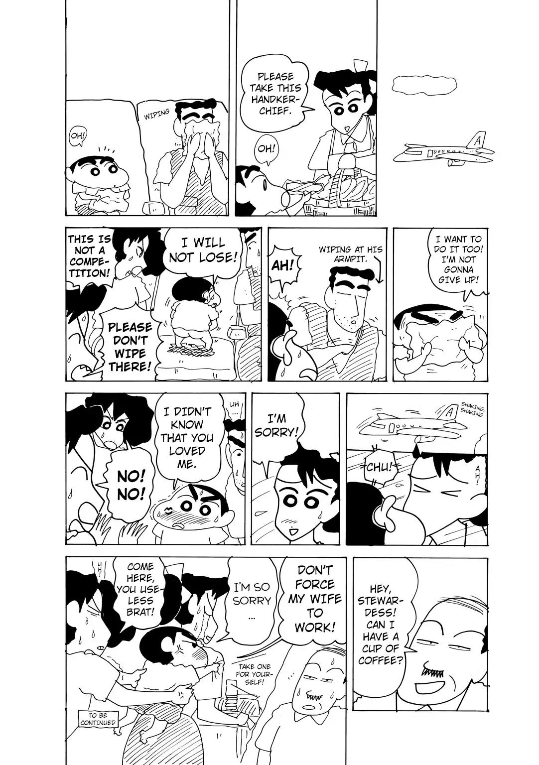 Crayon Shin-chan Chapter 14.2-5 page 4 - Vol.14 Chapter 2.5: Part 5: Delicious Food is Waiting! Let’s Go To Hokkaido!