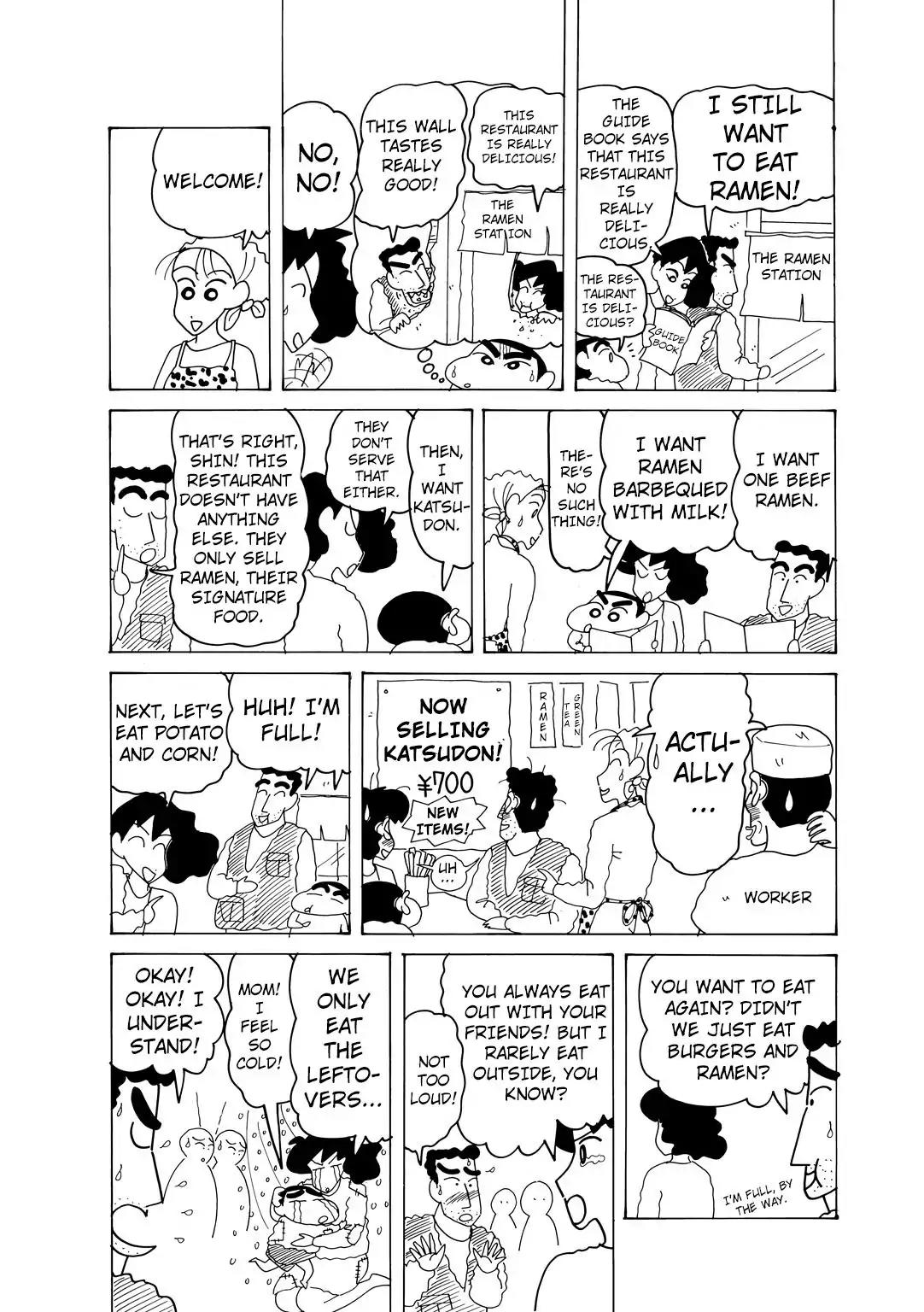 Crayon Shin-chan Chapter 14.2-6 page 3 - Vol.14 Chapter 2.6: Part 6: Delicious Food is Waiting! Let’s Go To Hokkaido!
