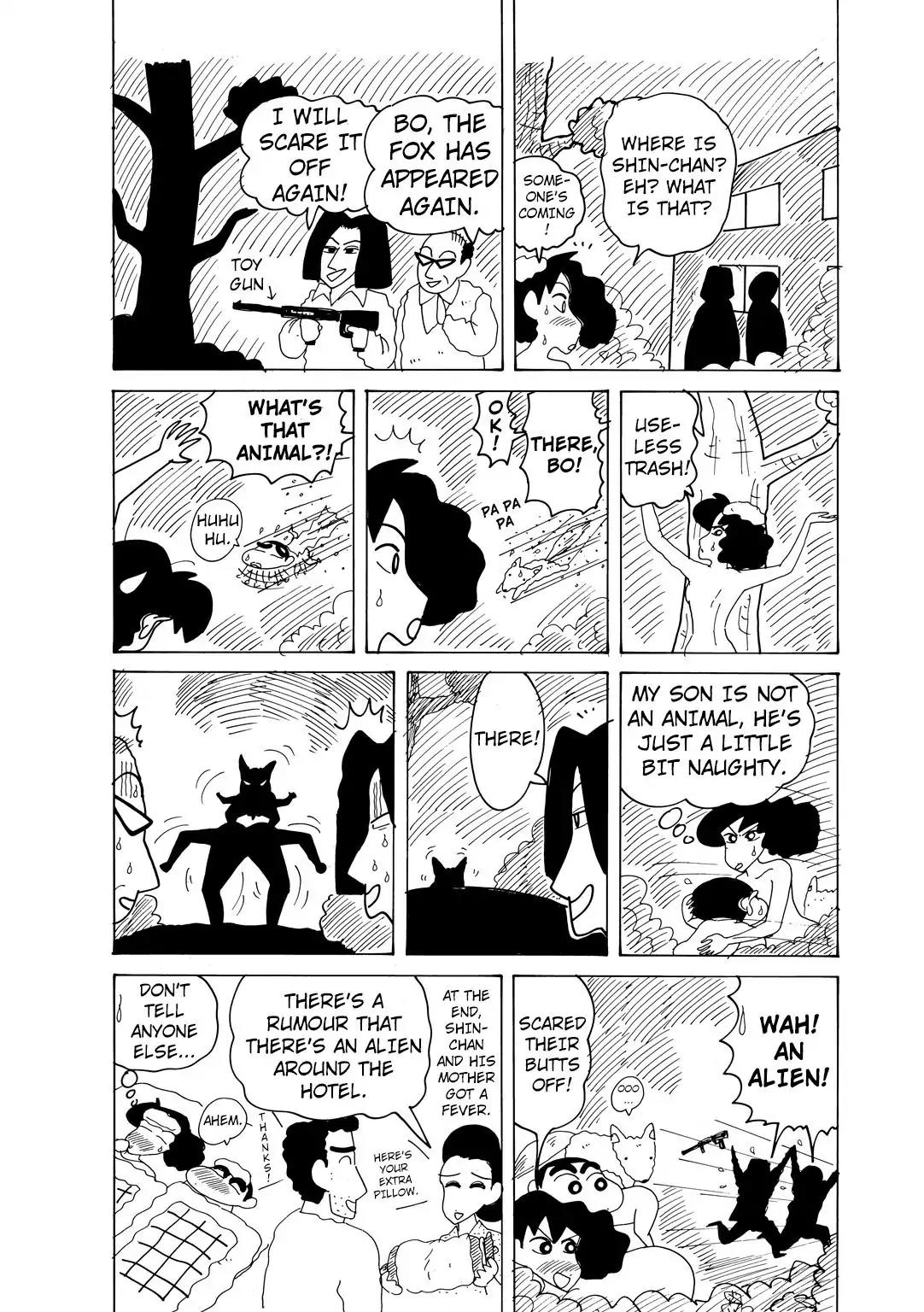 Crayon Shin-chan Chapter 14.2-7 page 4 - Vol.14 Chapter 2.7: Part 7: Delicious Food is Waiting! Let’s Go To Hokkaido!