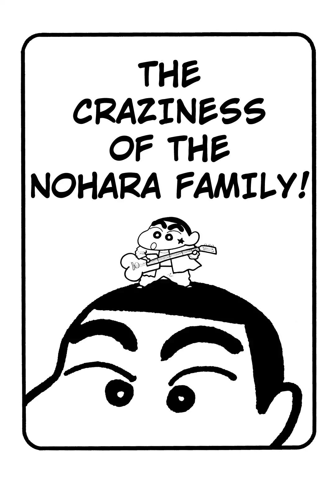 Crayon Shin-chan Chapter 14.3-1 page 2 - Vol.14 Chapter 3.1: Part 1: The Craziness Of The Nohara Family!