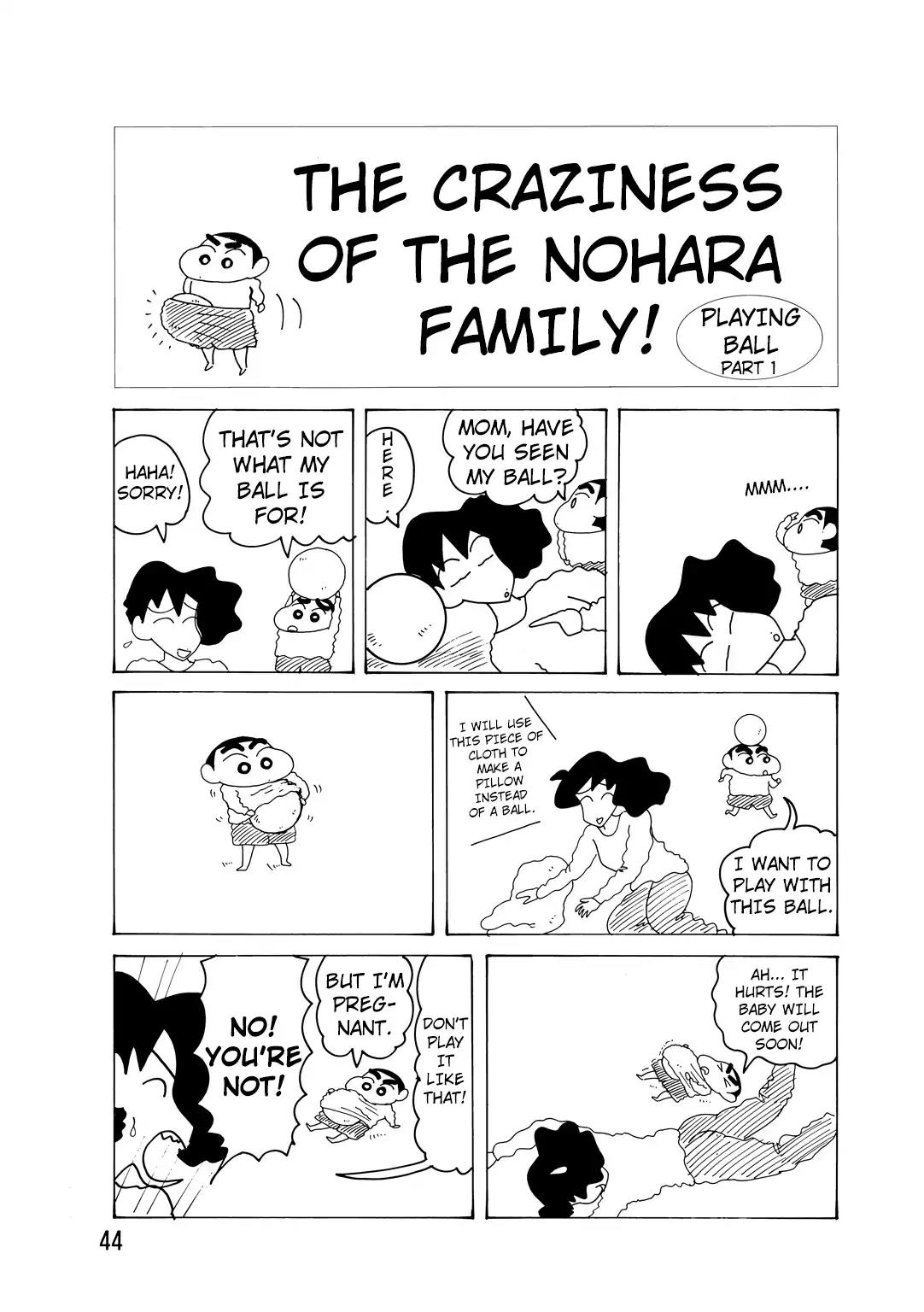 Crayon Shin-chan Chapter 14.3-1 page 3 - Vol.14 Chapter 3.1: Part 1: The Craziness Of The Nohara Family!