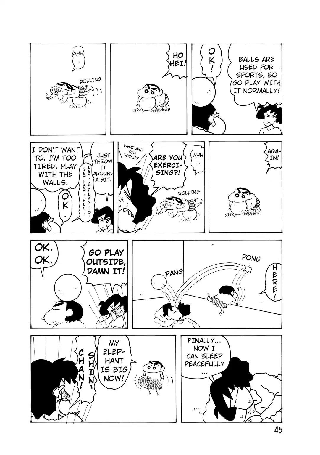 Crayon Shin-chan Chapter 14.3-1 page 4 - Vol.14 Chapter 3.1: Part 1: The Craziness Of The Nohara Family!