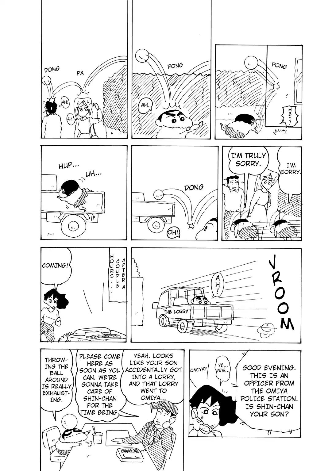 Crayon Shin-chan Chapter 14.3-1 page 5 - Vol.14 Chapter 3.1: Part 1: The Craziness Of The Nohara Family!