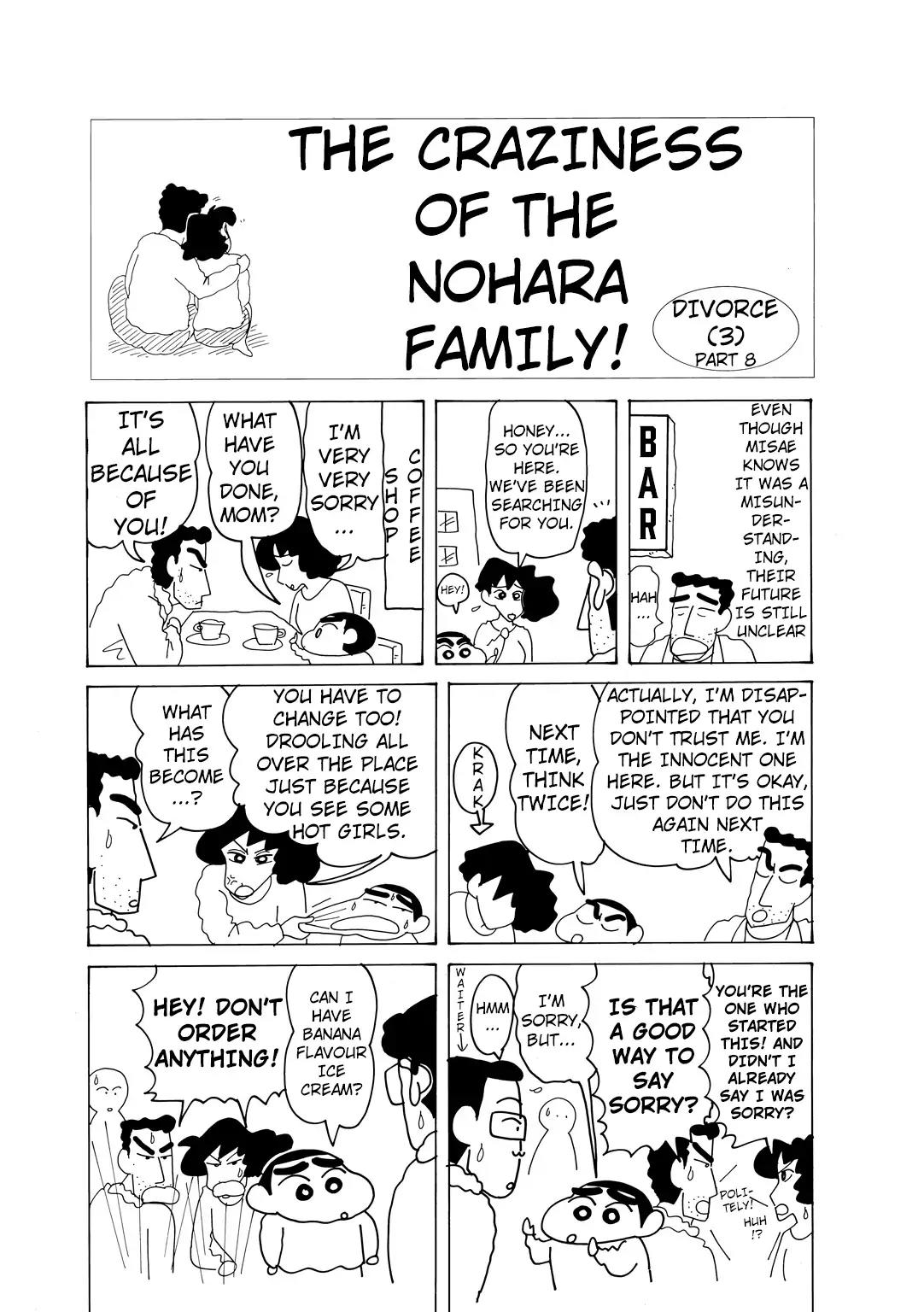 Crayon Shin-chan Chapter 14.3-8 page 2 - Vol.14 Chapter 3.8: Part 8: The Craziness Of The Nohara Family!