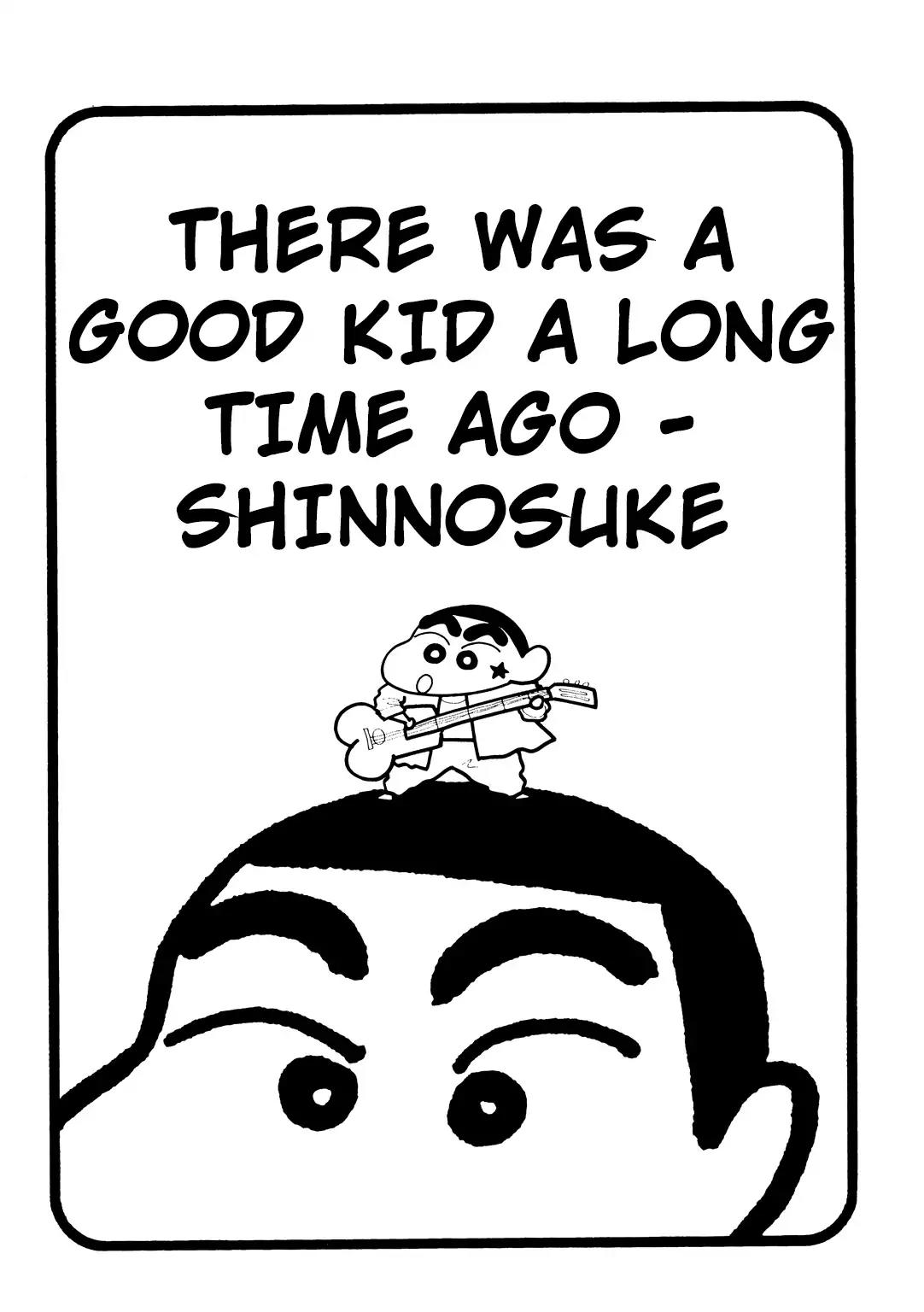 Crayon Shin-chan Chapter 14.4-1 page 2 - Vol.14 Chapter 4.1: Part 1: There Was A Good Kid A Long Time Ago - Shinnosuke