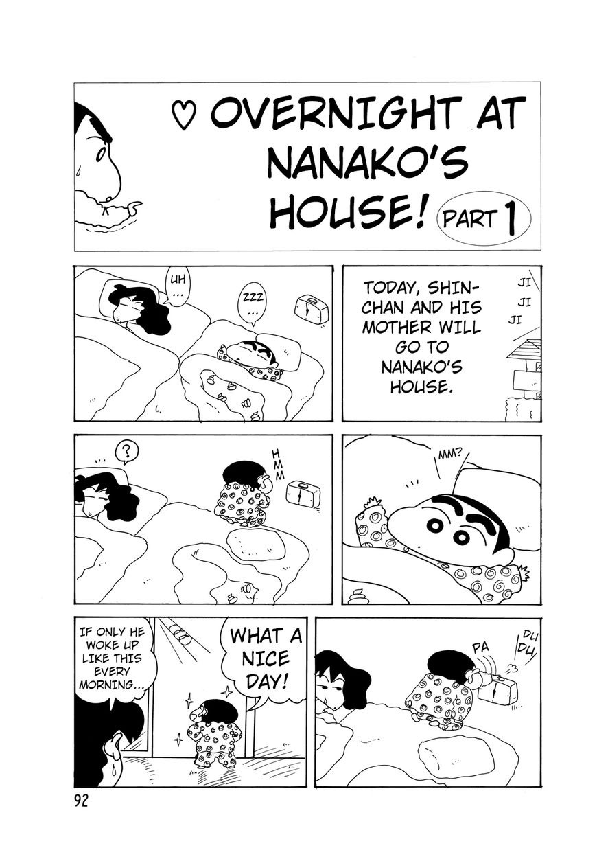 Crayon Shin-chan Chapter 14.5-1 page 3 - Vol.14 Chapter 5.1: Part 01 - Overnight At Nanako's House