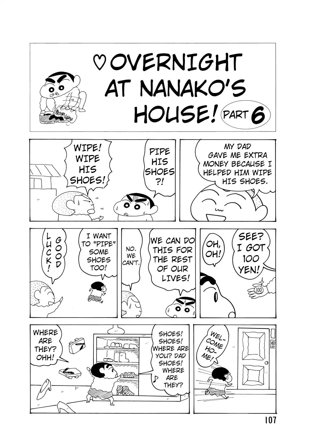 Crayon Shin-chan Chapter 14.5-6 page 2 - Vol.14 Chapter 5.6: Part 6: Overnight At Nanako's House