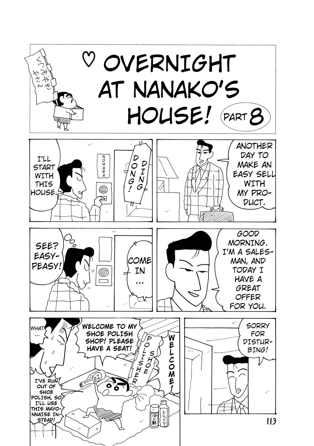 Crayon Shin-chan Chapter 14.5-8 page 2 - Vol.14 Chapter 5.8: Part 8: Overnight At Nanako's House