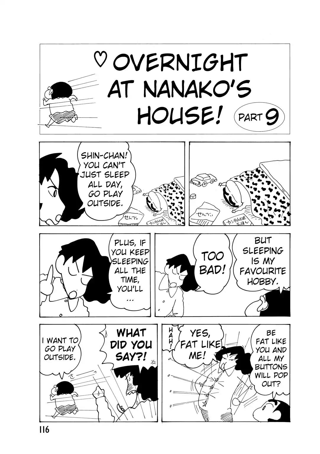 Crayon Shin-chan Chapter 14.5-9 page 2 - Vol.14 Chapter 5.9: Part 9: Overnight At Nanako's House