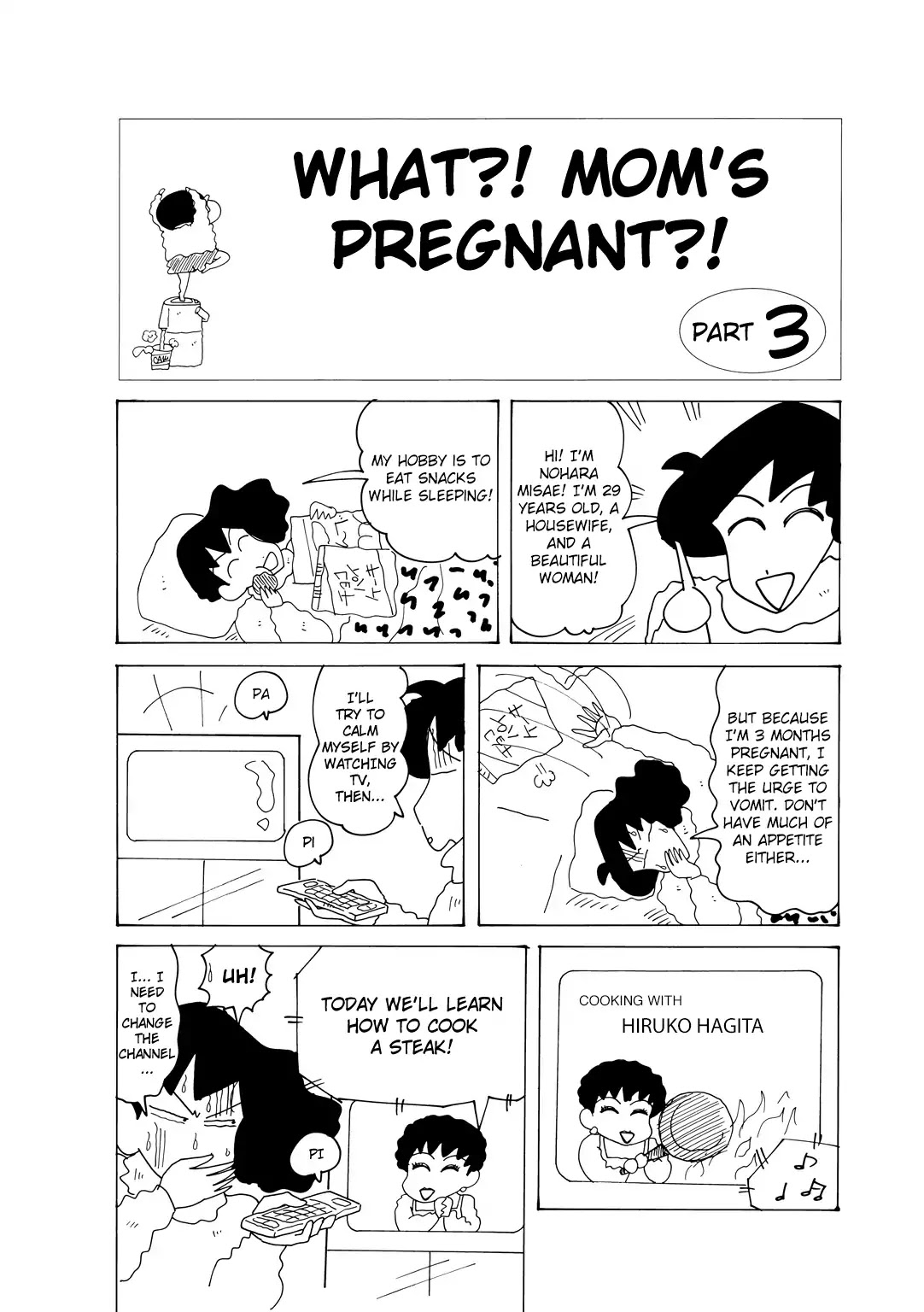 Crayon Shin-chan Chapter 15.2-3 page 2 - Vol.15 Chapter 2.3: Part 03 - What?! Mom's Pregnant?!