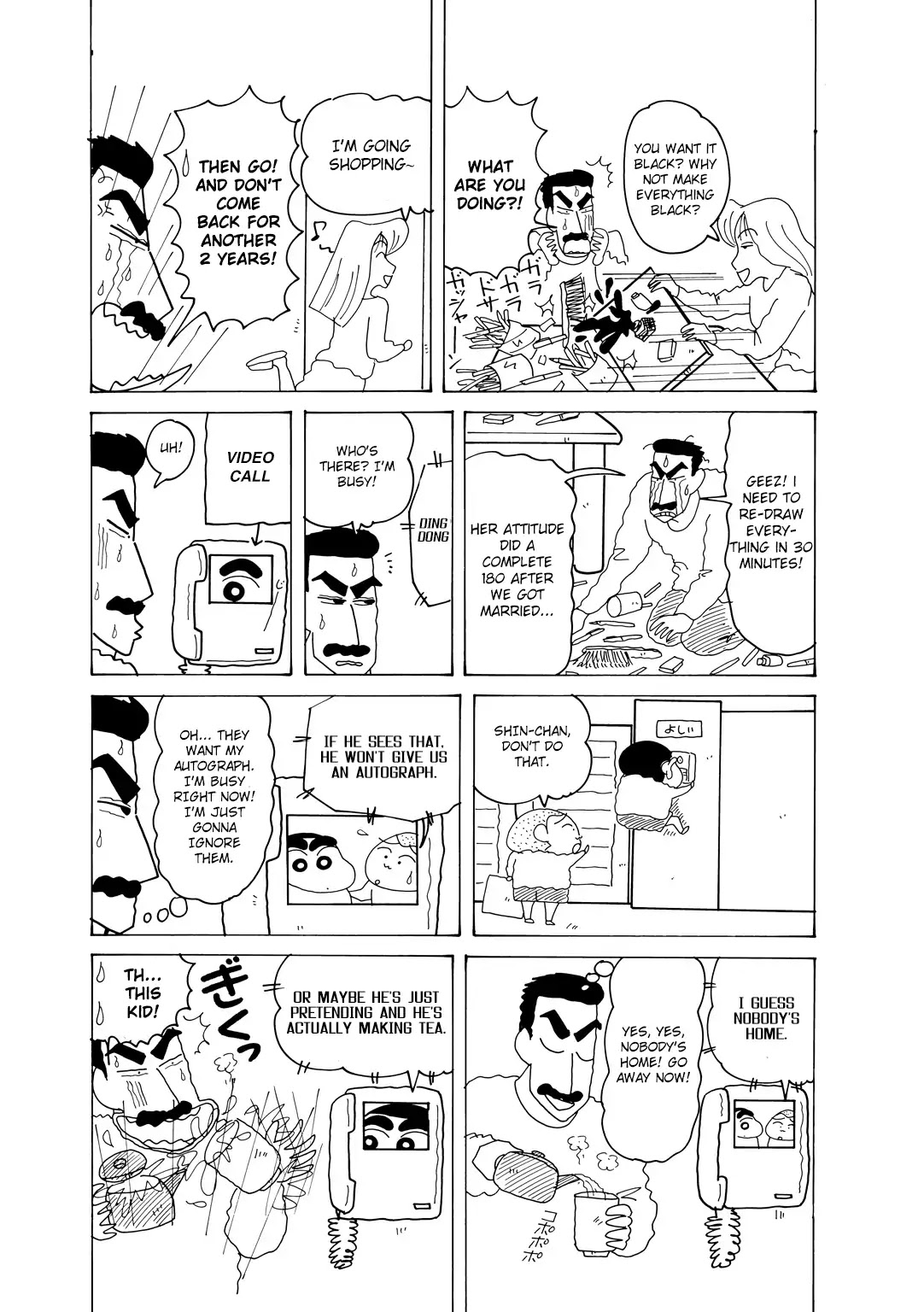Crayon Shin-chan Chapter 15.2-4 page 3 - Vol.15 Chapter 2.4: Part 04 - What?! Mom's Pregnant?!