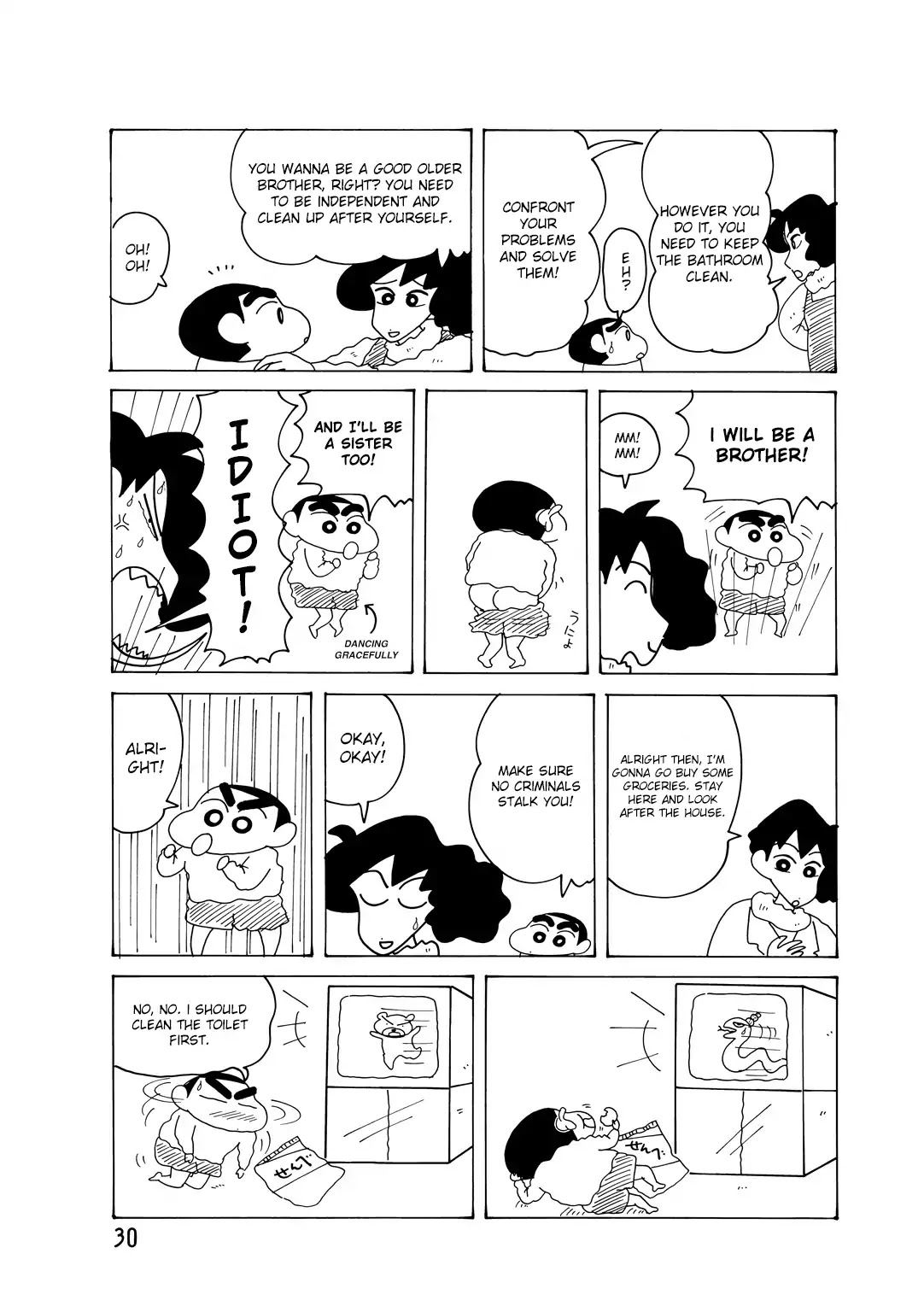 Crayon Shin-chan Chapter 15.2-5 page 4 - Vol.15 Chapter 2.5: Part 05 - What?! Mom's Pregnant?!