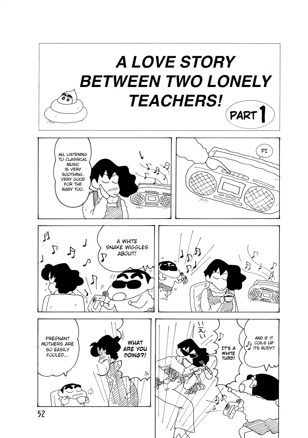 Crayon Shin-chan Chapter 15.4-1 page 3 - Vol.15 Chapter 4.1: Part 01 - A Love Story Between Two Lonely Teachers!
