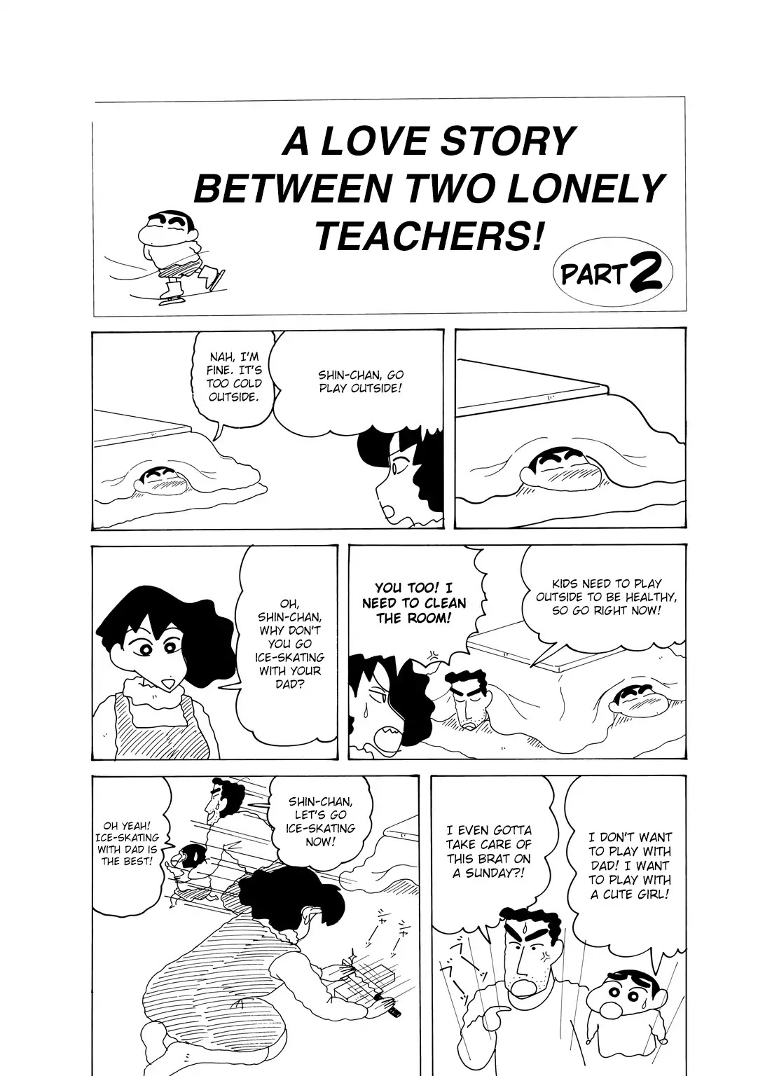 Crayon Shin-chan Chapter 15.4-2 page 2 - Vol.15 Chapter 4.2: Part 02 - A Love Story Between Two Lonely Teachers!