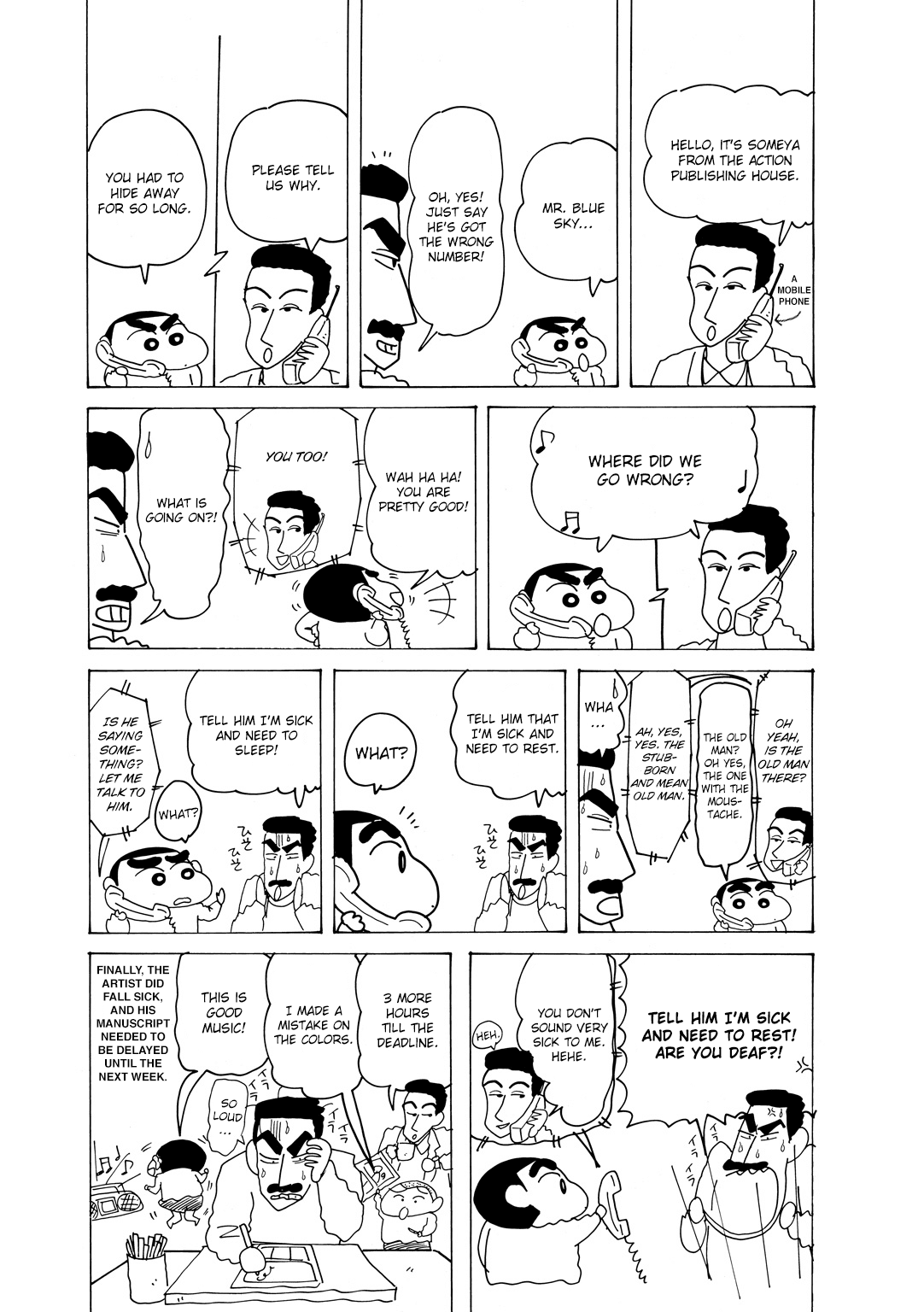 Crayon Shin-chan Chapter 15.6-2 page 5 - Vol.15 Chapter 6.2: Part 02: Dad's Cheating! A Love Letter Has Been Found