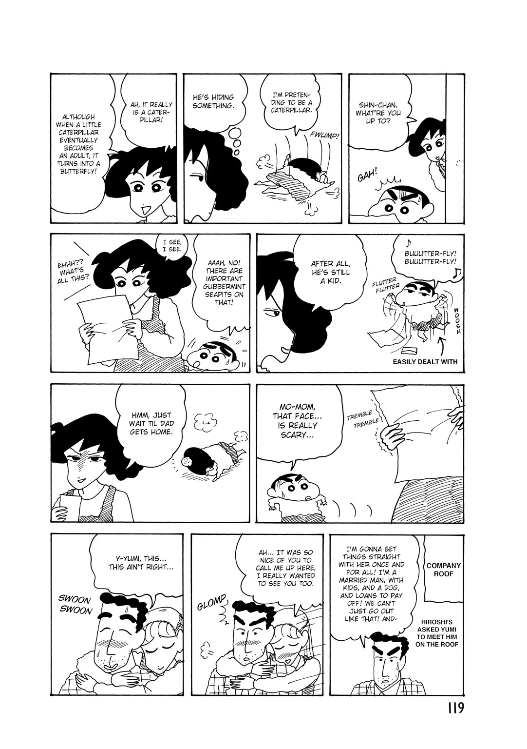 Crayon Shin-chan Chapter 15.6-6 page 3 - Vol.15 Chapter 6.6: Part 06: Dad's Cheating! A Love Letter Has Been Found