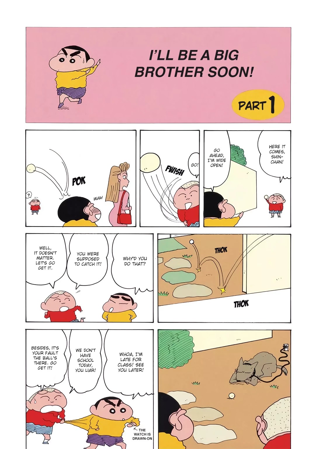 Crayon Shin-chan Chapter 16.1-1 page 4 - Vol.16 Chapter 1.1: Part 01: I'll Be A Big Brother Soon!
