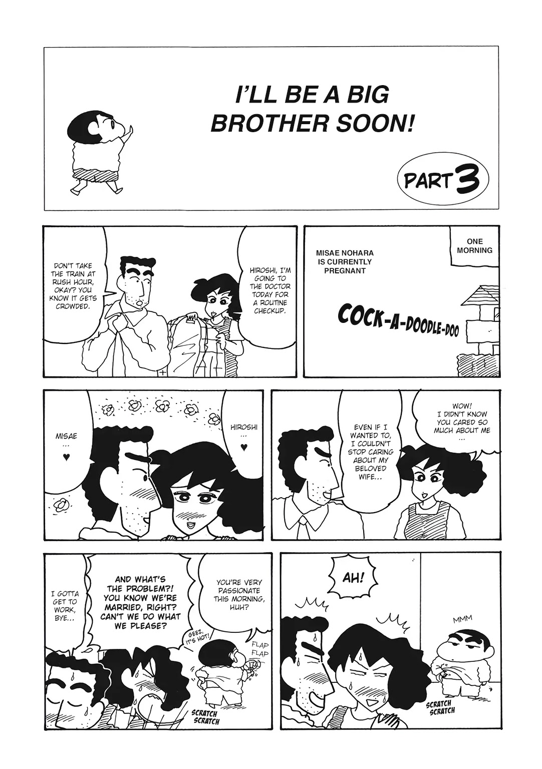 Crayon Shin-chan Chapter 16.1-3 page 2 - Vol.16 Chapter 1.3: Part 03: I'll Be A Big Brother Soon!