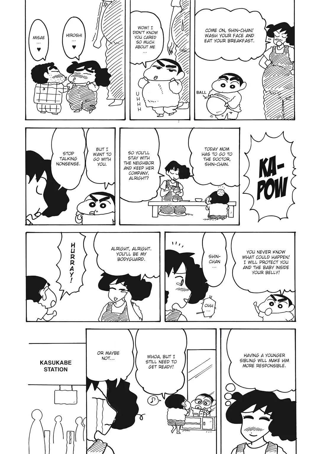 Crayon Shin-chan Chapter 16.1-3 page 3 - Vol.16 Chapter 1.3: Part 03: I'll Be A Big Brother Soon!