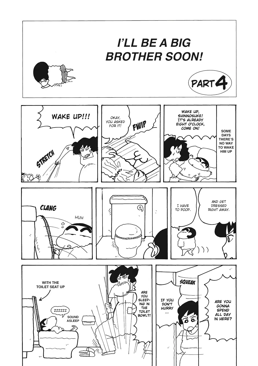 Crayon Shin-chan Chapter 16.1-4 page 2 - Vol.16 Chapter 1.4: Part 04: I'll Be A Big Brother Soon!