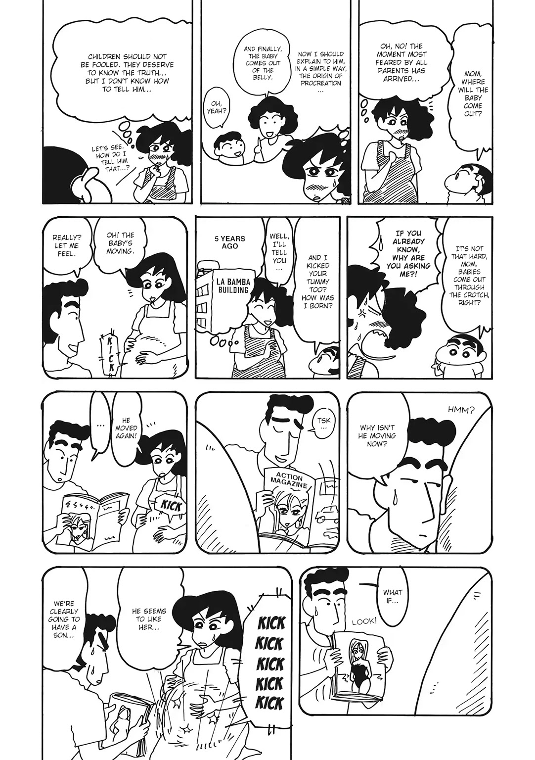 Crayon Shin-chan Chapter 16.1-8 page 3 - Vol.16 Chapter 1.8: Part 08: I'll Be A Big Brother Soon!
