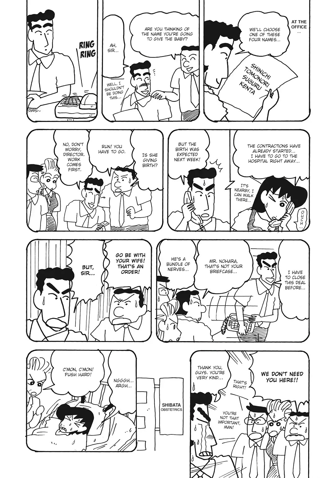 Crayon Shin-chan Chapter 16.1-8 page 4 - Vol.16 Chapter 1.8: Part 08: I'll Be A Big Brother Soon!
