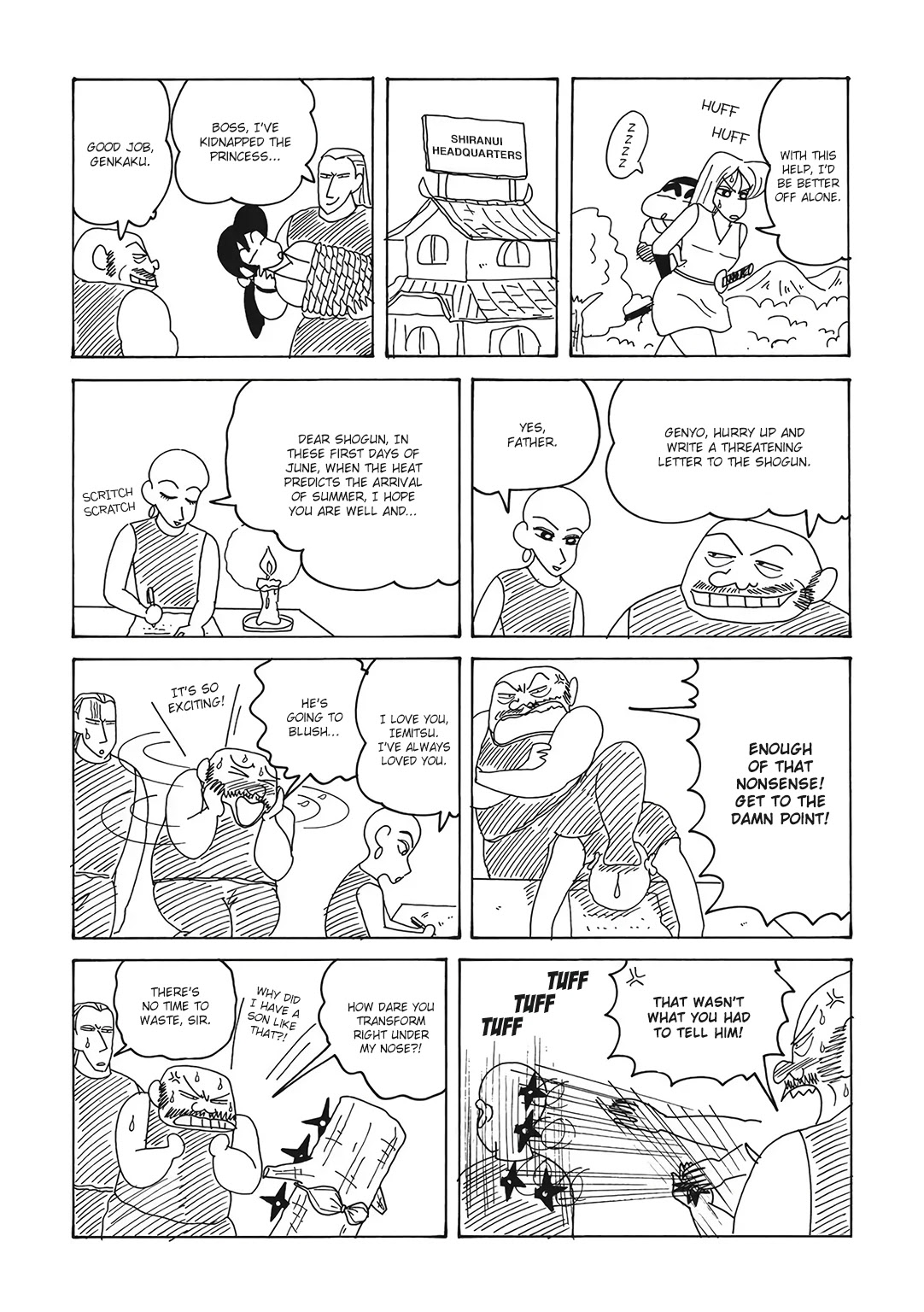 Crayon Shin-chan Chapter 16.2-1 page 7 - Vol.16 Chapter 2.1: Our Hero Strikes Back! [The Adventures of Buriburizaemon]