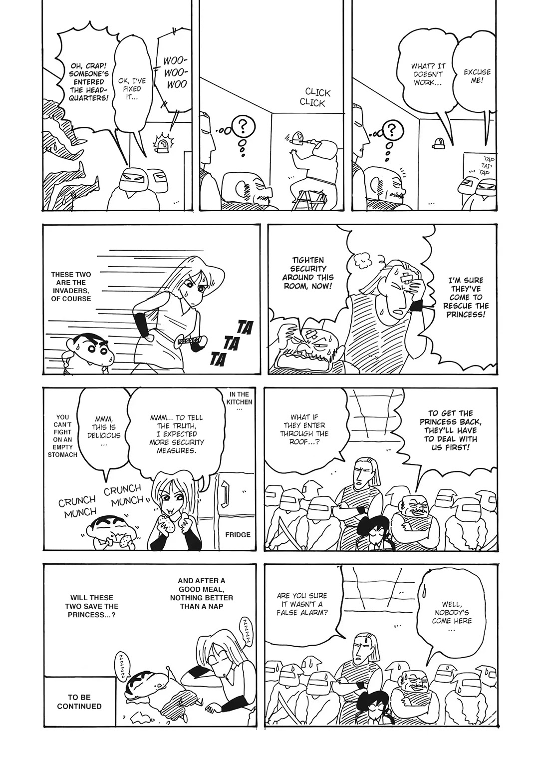 Crayon Shin-chan Chapter 16.2-1 page 8 - Vol.16 Chapter 2.1: Our Hero Strikes Back! [The Adventures of Buriburizaemon]