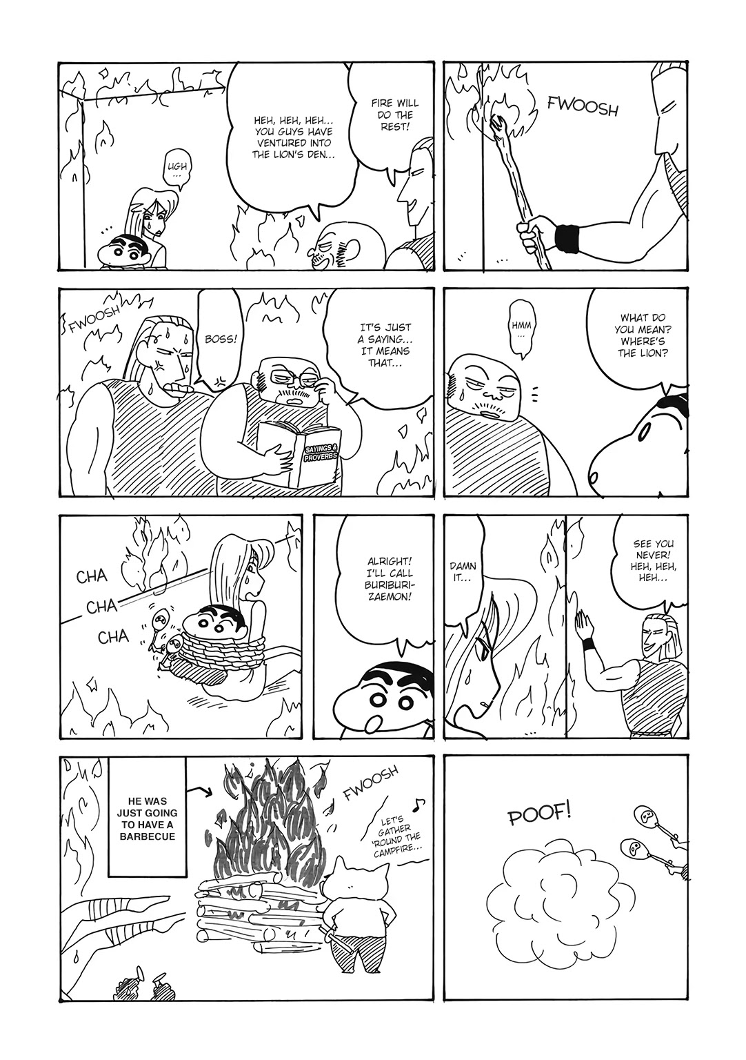 Crayon Shin-chan Chapter 16.2-2 page 3 - Vol.16 Chapter 2.2: Part 02 - Our Hero Strikes Back! [The Adventures of Buriburizaemon]