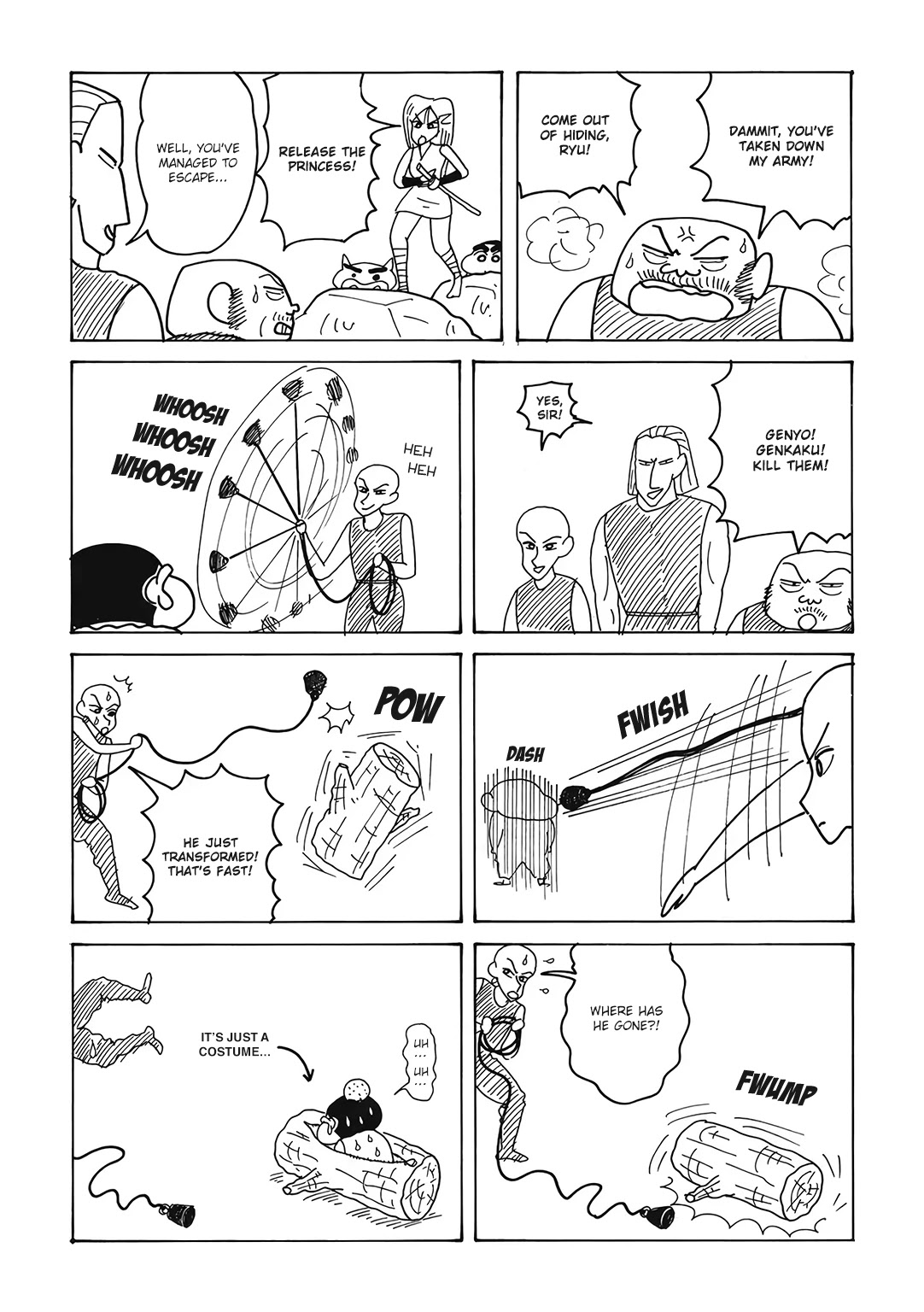 Crayon Shin-chan Chapter 16.2-2 page 6 - Vol.16 Chapter 2.2: Part 02 - Our Hero Strikes Back! [The Adventures of Buriburizaemon]