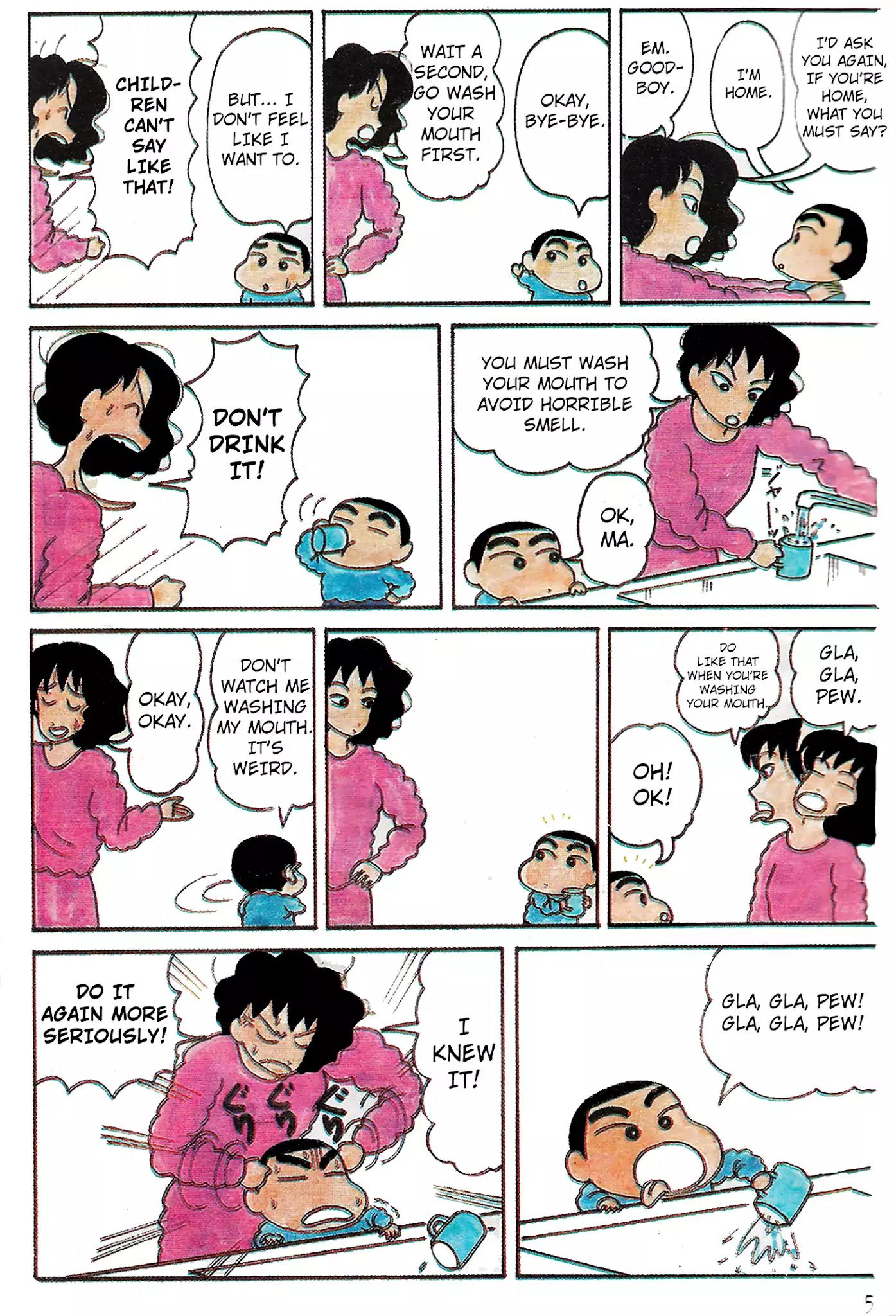 Crayon Shin-chan Chapter 2.1 page 4 - Vol.2 Chapter 1: Sunflower Class