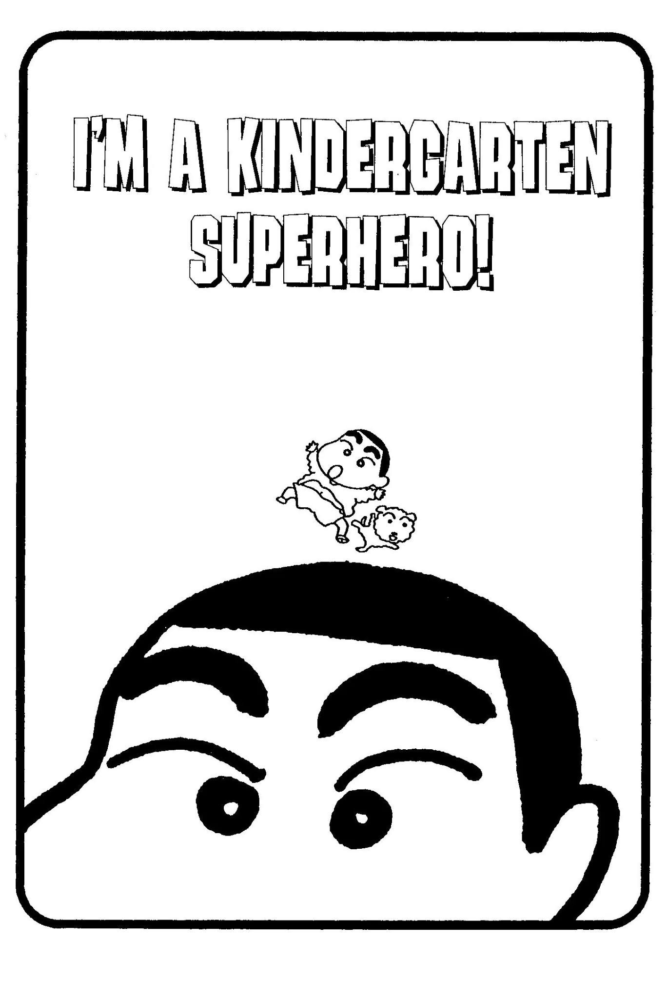 Crayon Shin-chan Chapter 5.1-5 page 1 - Vol.5 Chapter 1 - 5 Part 1: I'm a Kinderganten Superhero!
