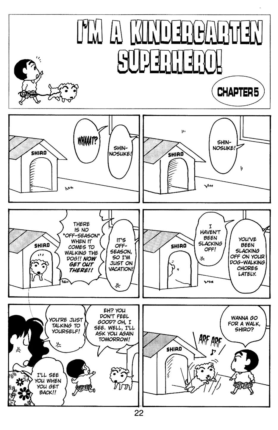 Crayon Shin-chan Chapter 5.1-5 page 14 - Vol.5 Chapter 1 - 5 Part 1: I'm a Kinderganten Superhero!