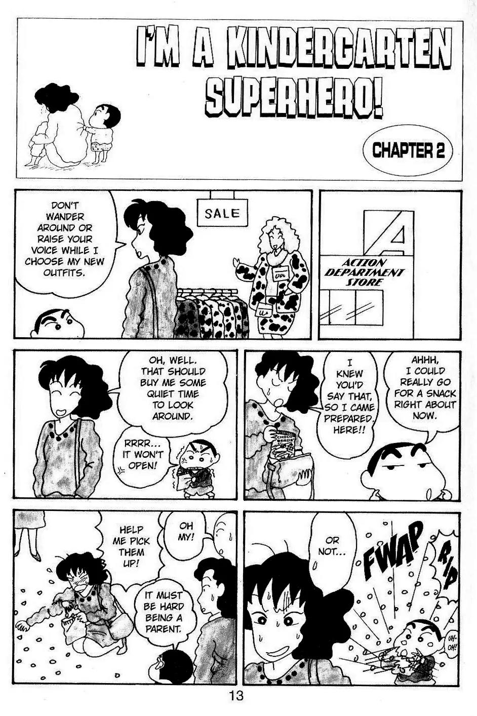 Crayon Shin-chan Chapter 5.1-5 page 5 - Vol.5 Chapter 1 - 5 Part 1: I'm a Kinderganten Superhero!