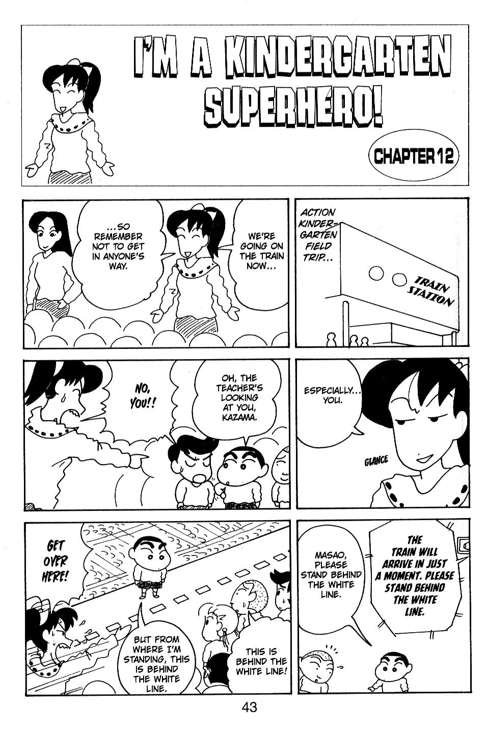 Crayon Shin-chan Chapter 5.11-13-1 page 4 - Vol.5 Chapter 11 - 13 Part 1: I'm a Kindergarten Superhero!