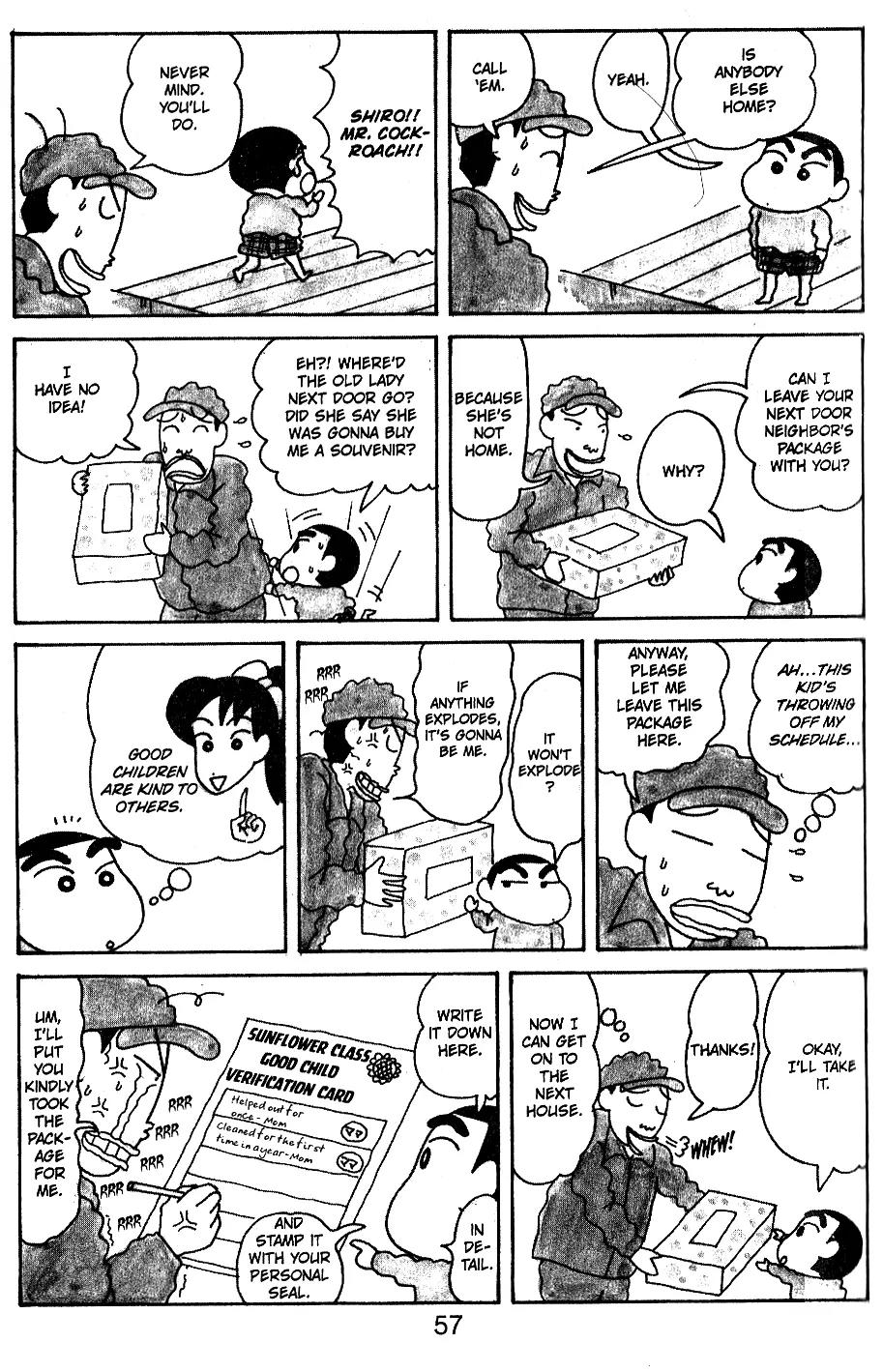 Crayon Shin-chan Chapter 5.11-5-2 page 9 - Vol.5 Chapter 1 - 5 Part 2: Shin and Mon's book of rules..?!